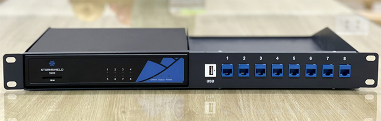 khay bắt rack chuẩn 19” cho thiết bị tường lửa