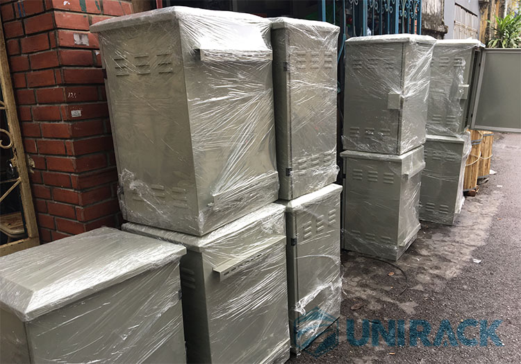 Lô tủ rack 15U ngoài trời sản xuất theo yêu cầu