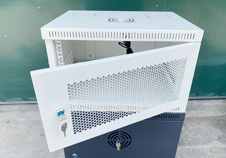 Tủ rack 6U D400, tủ mạng 6U D400 Unirack màu trắng Tủ rack 6U D400, tủ mạng 6U D400 Unirack màu trắng