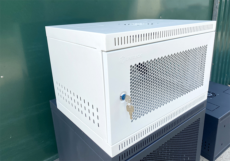 Tủ rack 6U D400, tủ mạng 6U D400 Unirack màu trắng Tủ rack 6U D400, tủ mạng 6U D400 Unirack màu trắng