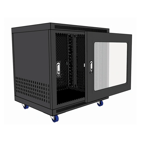 Tủ rack 10U D600 Màu đen