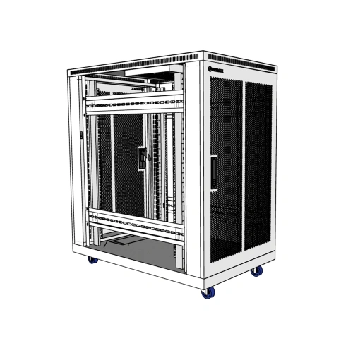Tủ rack 20U D1000 Màu trắng