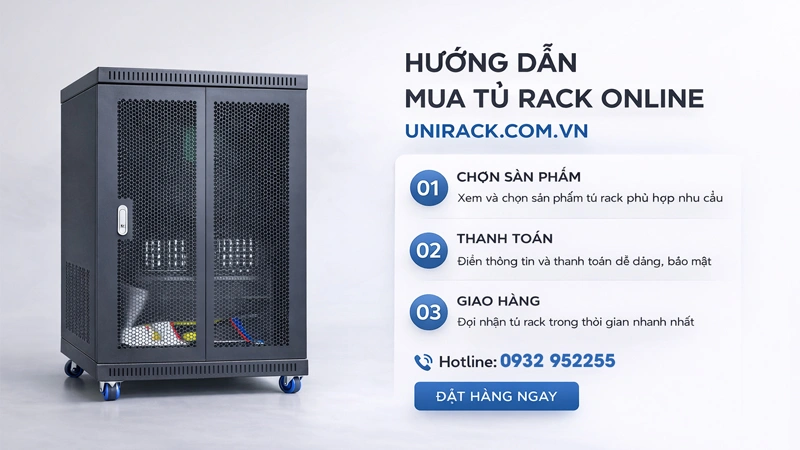 Hướng dẫn mua hàng Online trên Website Unirack.com.vn