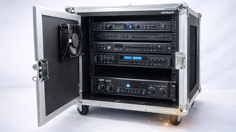 Hướng dẫn lắp đặt thiết bị vào tủ âm thanh Unirack chuyên nghiệp